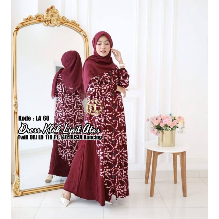gamis elzhaf LA 60 twill ori semarang