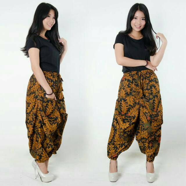 Celana panjang harem jacklyn long pants batik