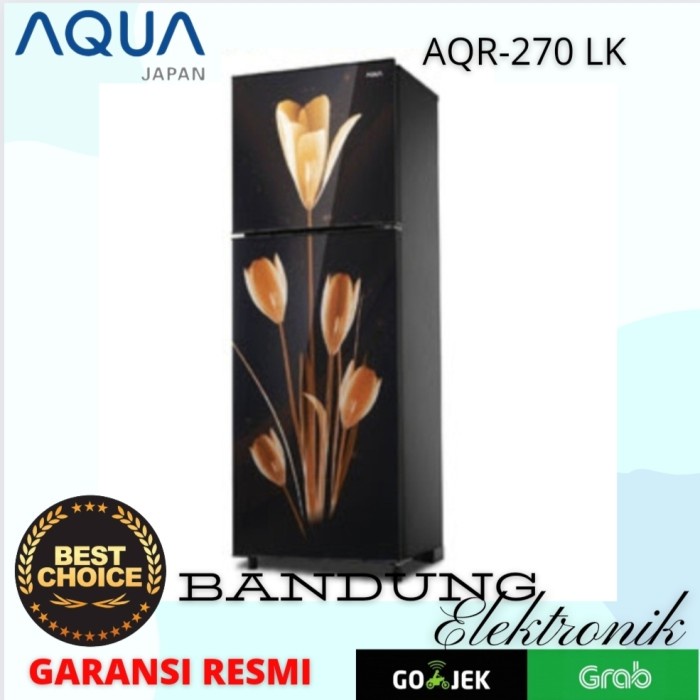 Kulkas 2 Pintu Aqua, KULKAS AQUA AQR-270LK / AQR270LK , AQR270LB