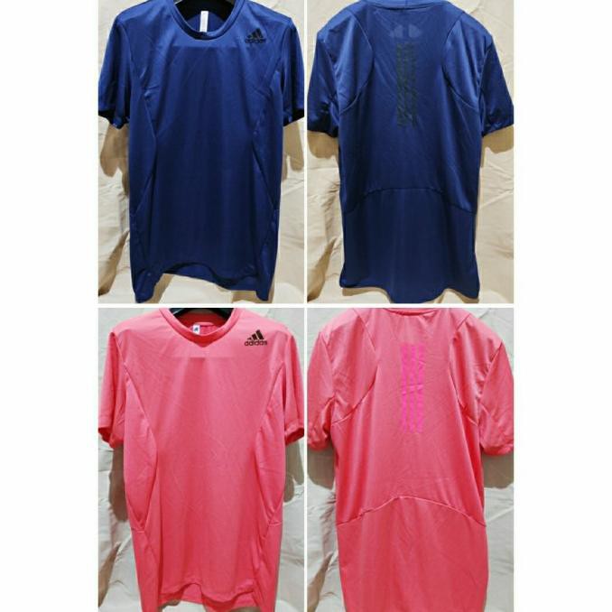 baju kaos dry fit pria olahraga original adidas