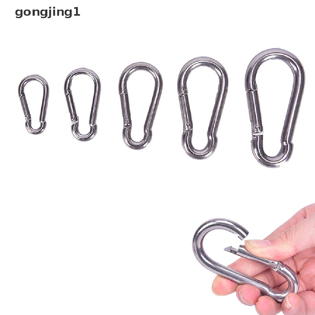 Ggg 304 Gantungan Kunci Carabiner Bahan Stainless Steel