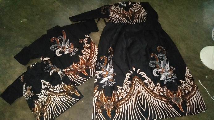 Baju Batik Couple Ayah Dan Anak Cowok Motif Ayam Serama / Couple Ayah Dan Anak Terlaris / Cod