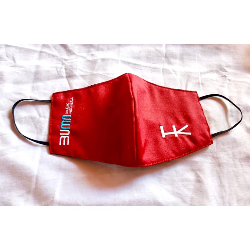 MASKER KAIN 3 PLY BORDIR HK