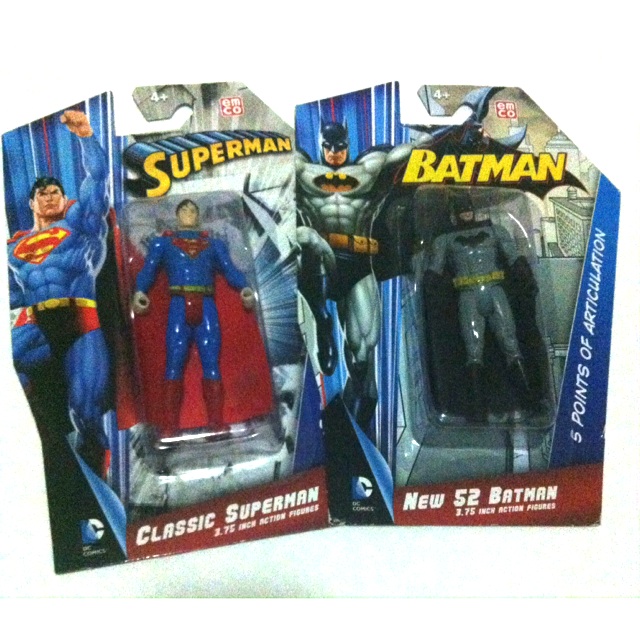 Action figure emco batman & superman