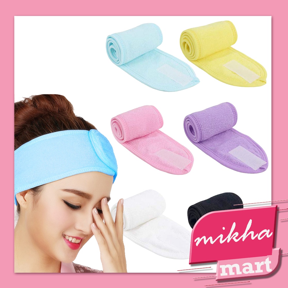 Facial Headband / Spa Headband / Bando Bandana Facial Mandi - MKM