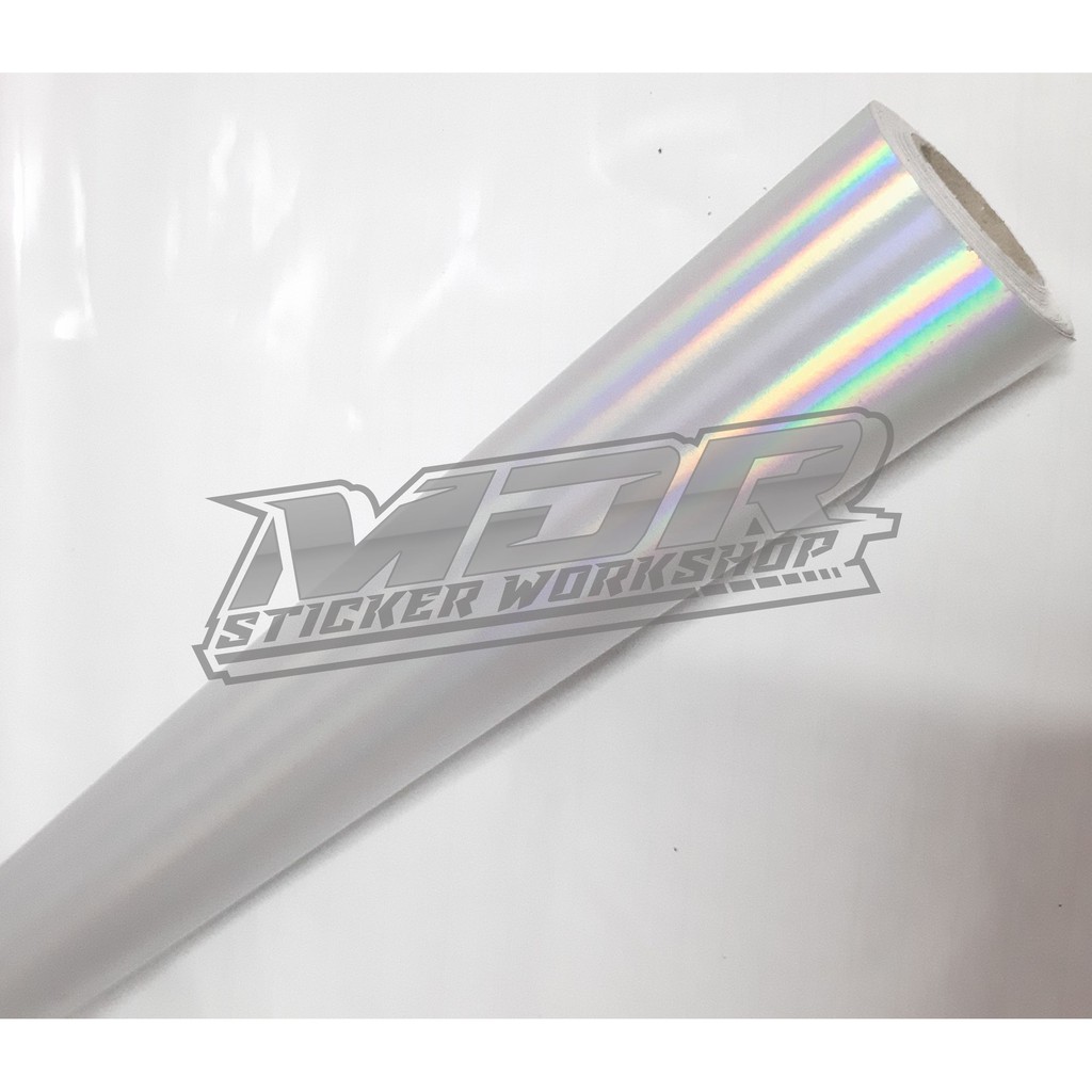 sticker skotlet pelangi hologram doff motor skotlet hologram pelangi doff lentur