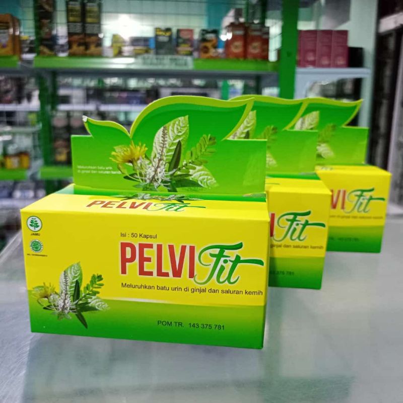 PELFI VIT Obat Herbal Batu Ginjal, Batu Empedu Original 50 Kapsul