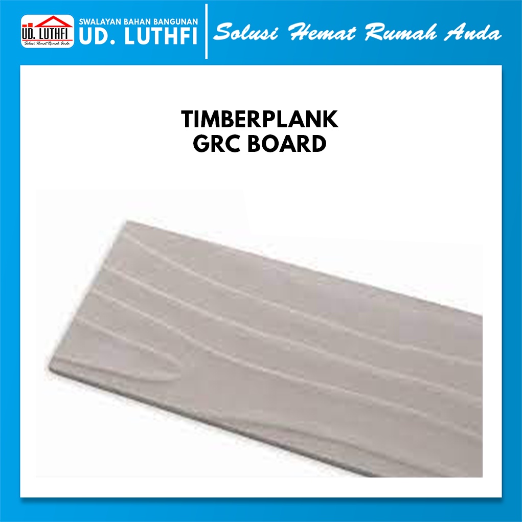 Lisplank Motif Kayu / Timberplank 20x244cm Tebal 8mm - GRC Board