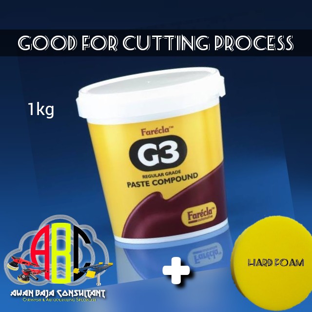 Farecla G3 Regular Compound + Hard Foam IPO Yellow