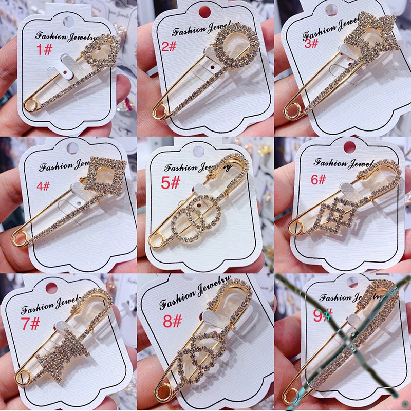 Bros Mutiara Bros berlian untuk pakaian / kardigan / brooch aksesoris bros Korea pin