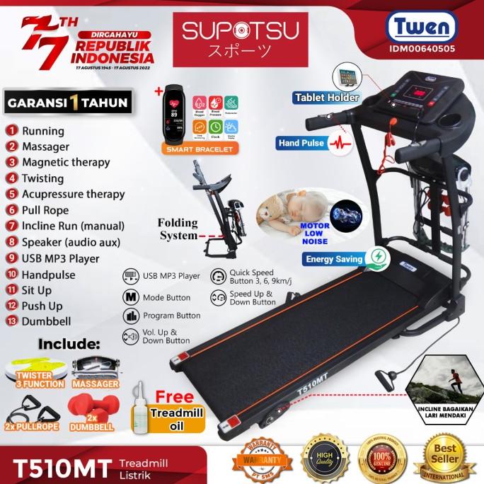 Treadmill Twen T510Mt - Treadmill Listrik - Treadmill Elektrik