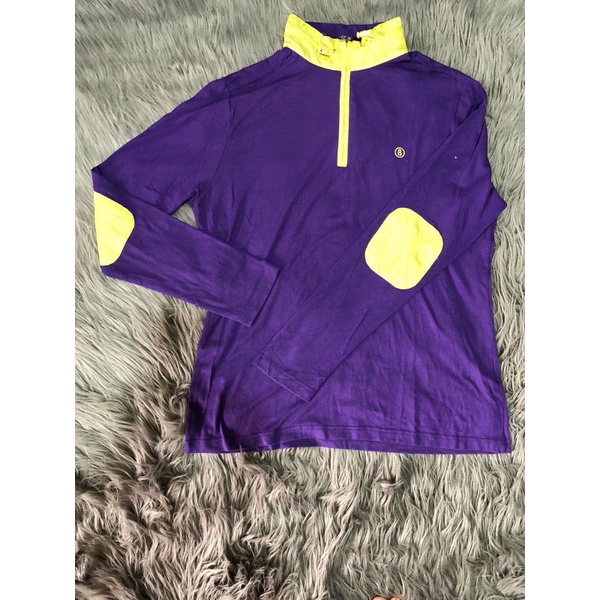 baju sport wanita kaos olahraga katun lengan panjang