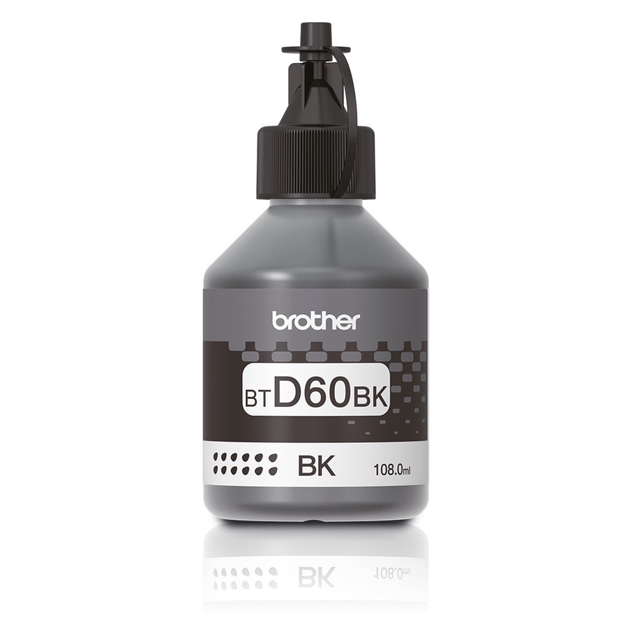 BLACK Brother INK Bottle BT-D60BK BTD60 BK 108ml Tinta Printer HITAM 100% ORIGINAL BTD60BK