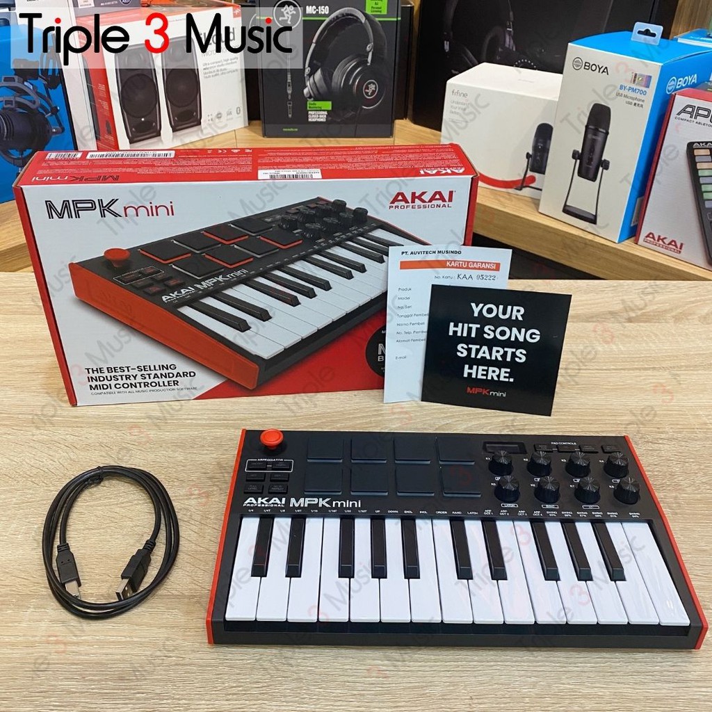 AKAI MPK MINI MK3 MK III ORIGINAL Midi Controller Multi warna