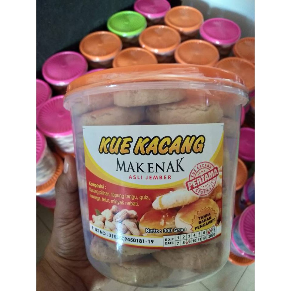 

Kue Kacang Mak Enak Jember asli halal dan terenak