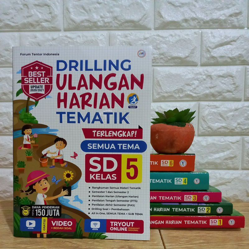 BUKU TEMATIK: DRILLING ULANGAN HARIAN TEMATIK SD KELAS 5