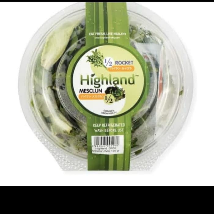 

Highland 50/50 mesclun wild rocket 100gr