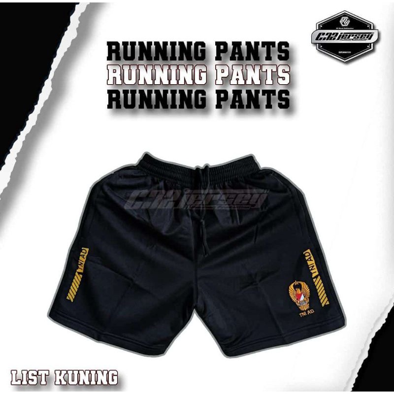 CELANA PENDEK RUNNING PANTS/OLAHRAGA PELARI TNI AD