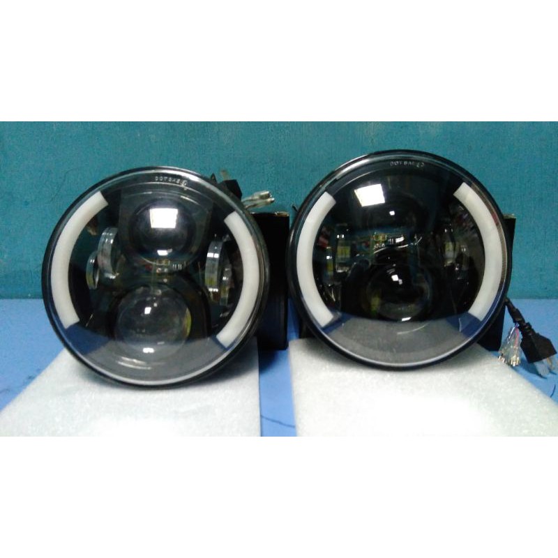 Lampu headlamp led daymaker 7inch hardtop rubicon jimny