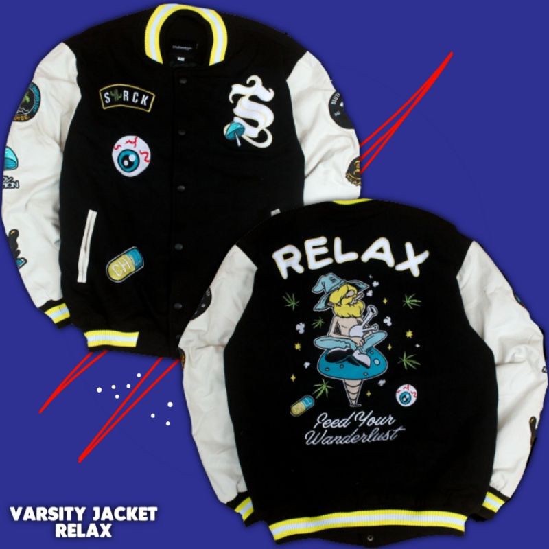 VARSITY JACKET RELAX MURAH LOKAL ORIGINAL
