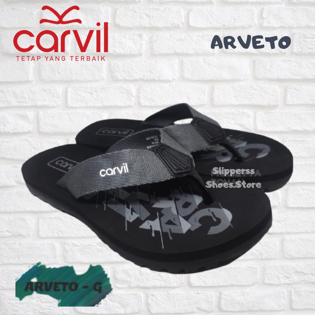 CARVIL Random Arveto/Sandal Carvil Jepit/sandal pria/andal wanita/sandal kasual/sandal termurah/sandal karet/diskon/promo/size 38-43