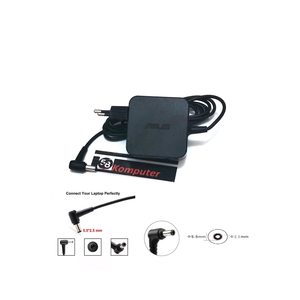 19V 2.37A 45W 5.5x2.5mm AC Adapter Power Charger For Laptop ASUS A52F X450 X450L X550V X501LA X550C X551CA X555 Notebook