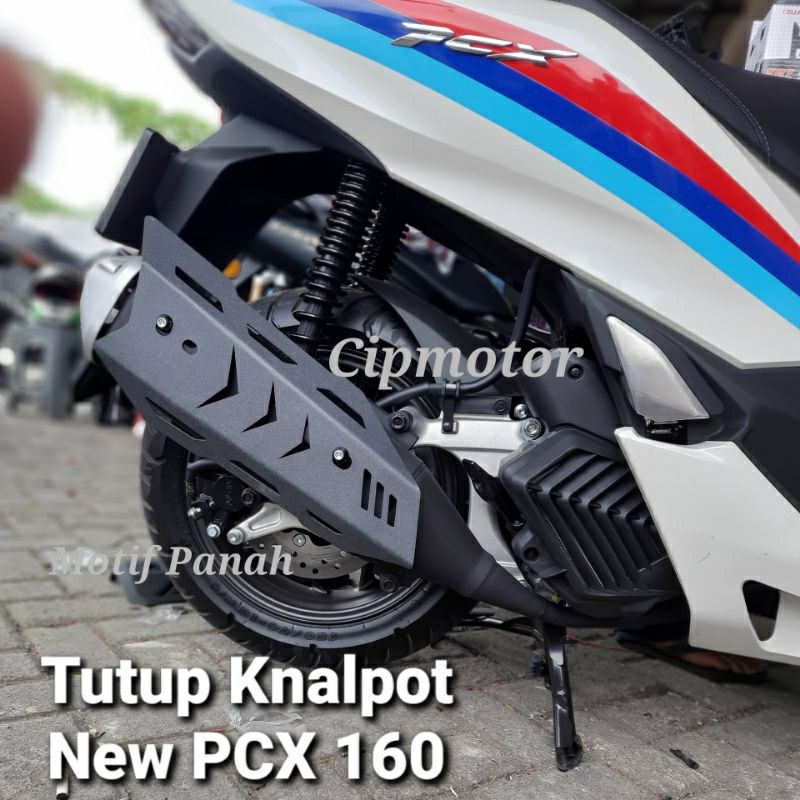 Cover knalpot honda PCX 160 full metal / logam