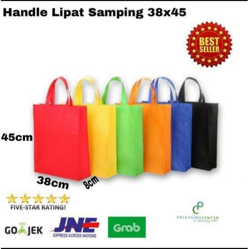 

Tas kain spunbond HLS UK 38 X 45 / TAS belanjanya tas tali