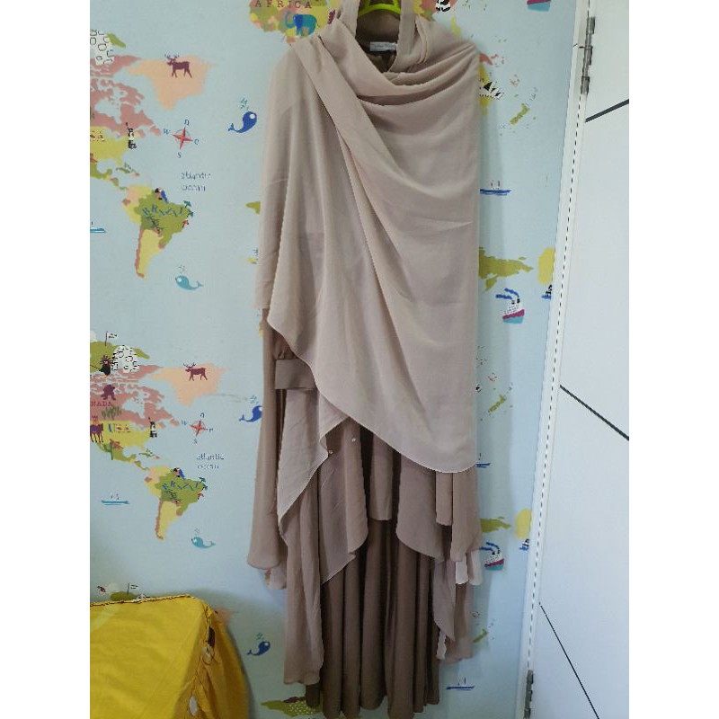 preloved set syari ori dian risty warna seperti gambar