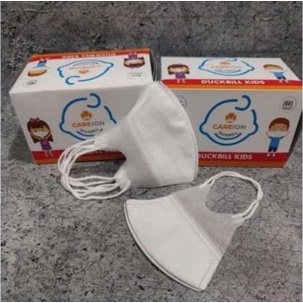 MASKER DUCKBILL ANAK CAREION MASKER ANAK DISPOSABLE MASK MASKER ANAK DUCK BILL POLOS 3D ISI 50