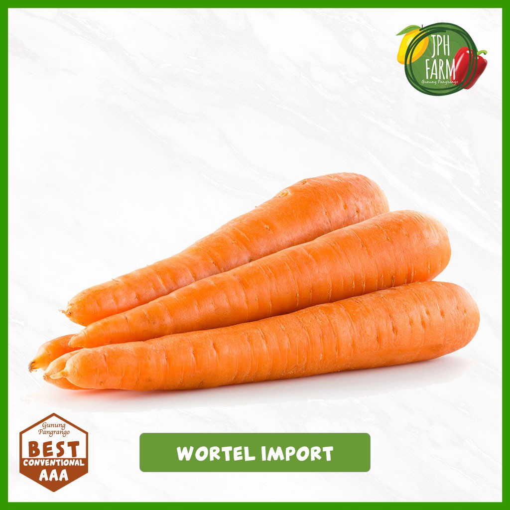 

Wortel Import, Wortel Jus, Wortel Manis, Carrot 500g
