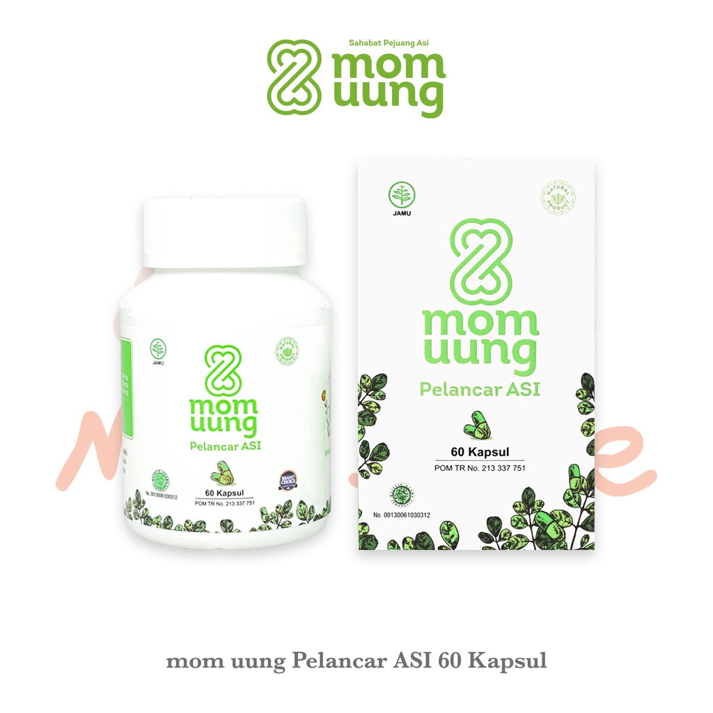 [PROMO FREE MOELL] MOM UUNG ASI Booster Pelancar ASI isi 60 Kapsul