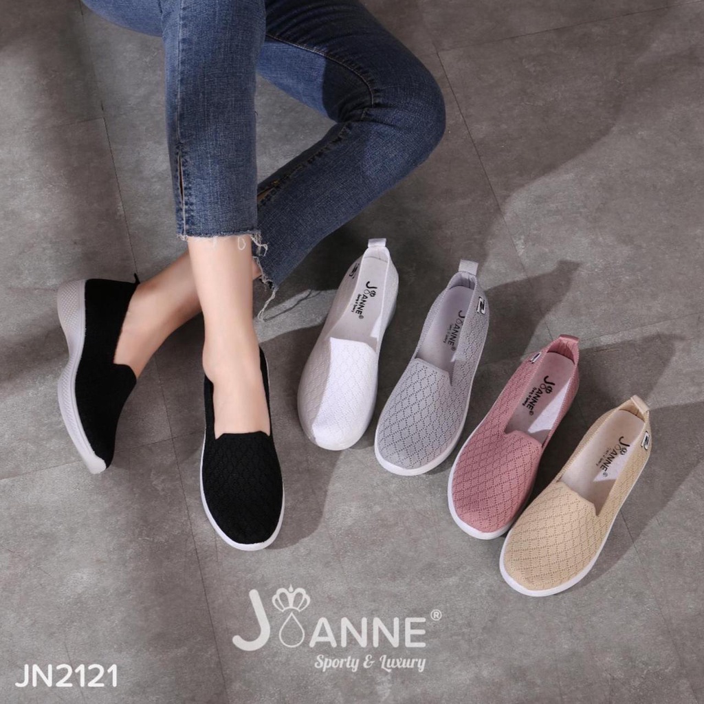 JOANNE FlyKnit Flat Shoes #JN2121 ORIGINAL