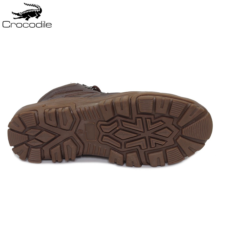 MS Shop - Sepatu Pria Crocodile Endure Coklat Boots Safety Gunung Hiking Tracking Septi Bots Cowok