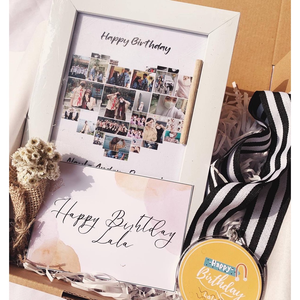 Jual FOTO KOLASE LOVE CUSTOM KADO ULTAH WEDDING WISUDA | Shopee Indonesia