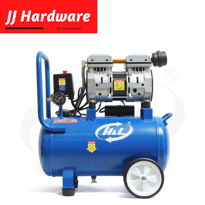 Jual H L Kompresor Udara Angin Listrik Air Compressor Hp L Oiless Shopee Indonesia