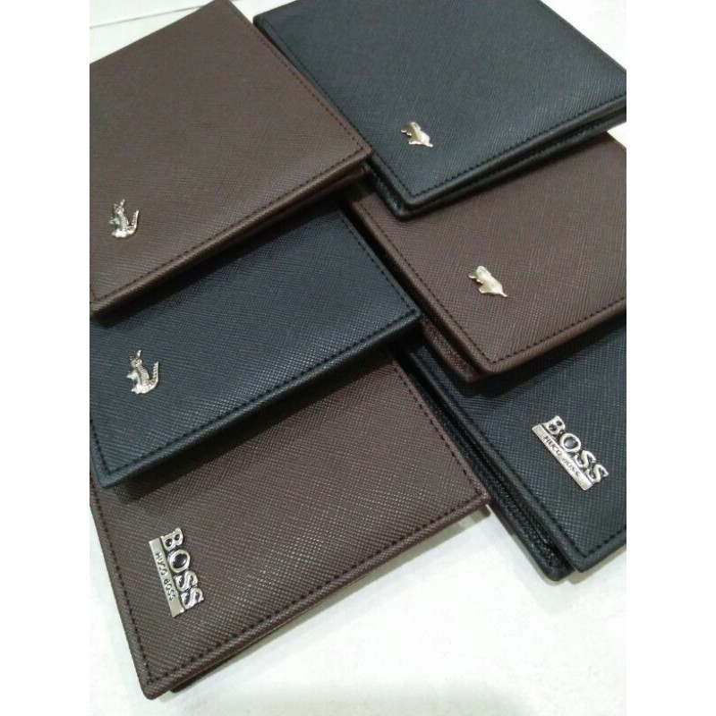 Dompet pendek lipat cowok taiga polos