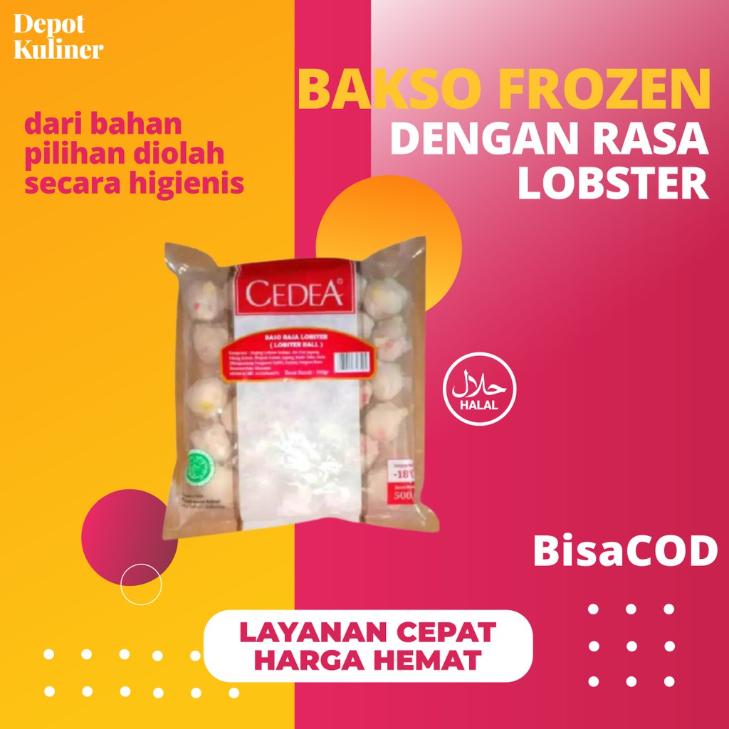 Cedea Baso Rasa Lobster Ball 500GR