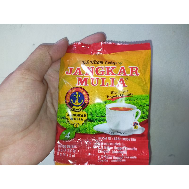 

Teh Hitam Celup Jangkar Mulia Sachet (JHTCS) Isi 5 Pcs Berat 10 Gram