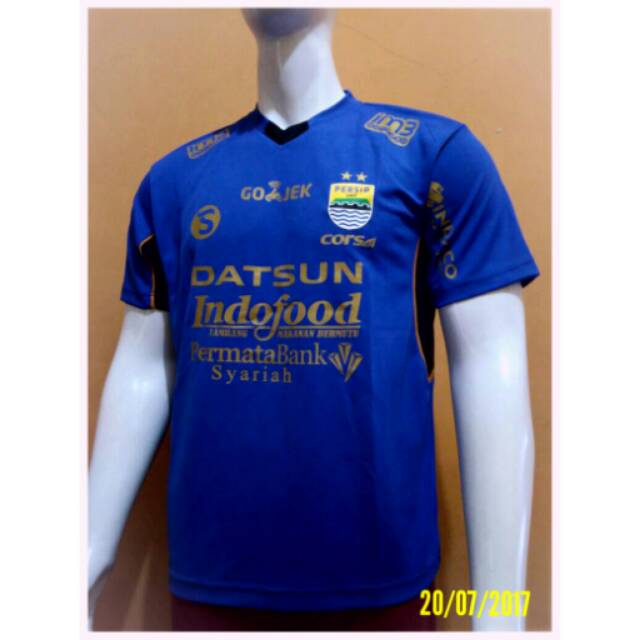 JERSEY PERSIB BANDUNG LIGA 1 GOJEK TREVELOKA 2017/2018 GRADE LOKAL BISA DI KASIH NAMA