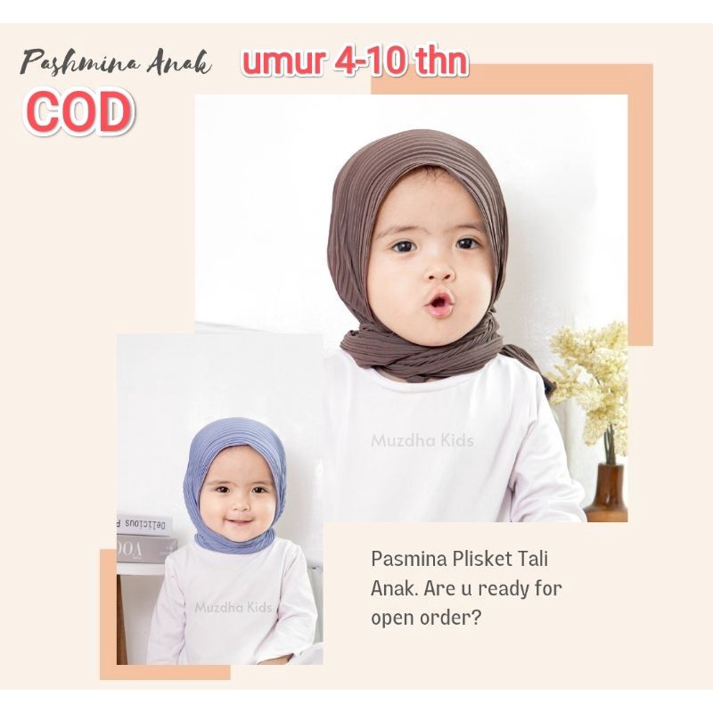Pasmina plisket senti/kerudung pasmina plisket senti hyget premium anak /kerudung pasmin plisket ana