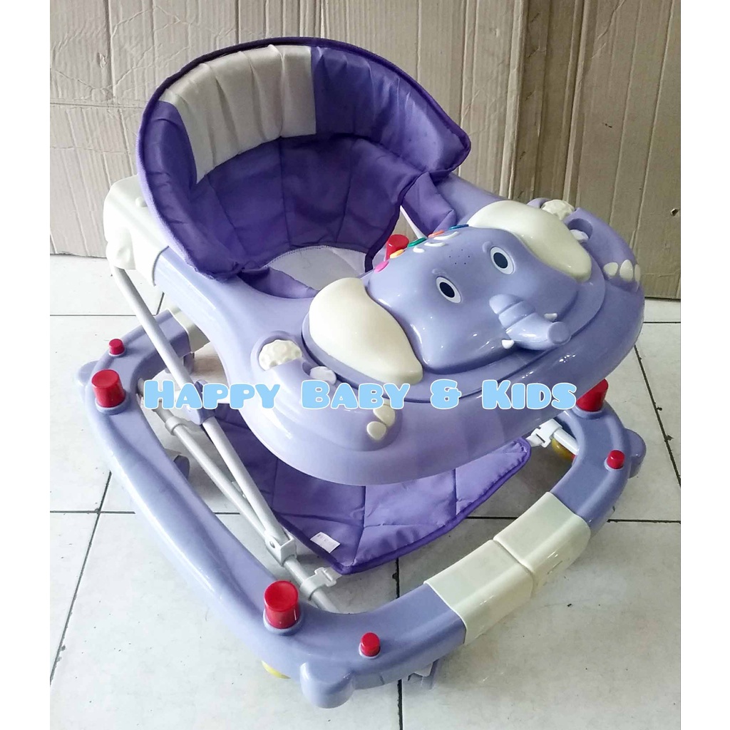 XiaoRenLei Baby Walker Gajah/ Kereta Belajar Jalan bayi/ Apolo