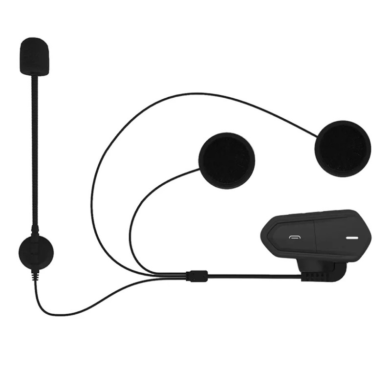 QTB35 BLACK MATE WIRELESS BLUETOOTH HELM GPS MUSIC PHONE ALTERNATIF INTERCOM QTB35 B35 BLACK JACK INTERCOM B35 MURAH ORIGINAL-4