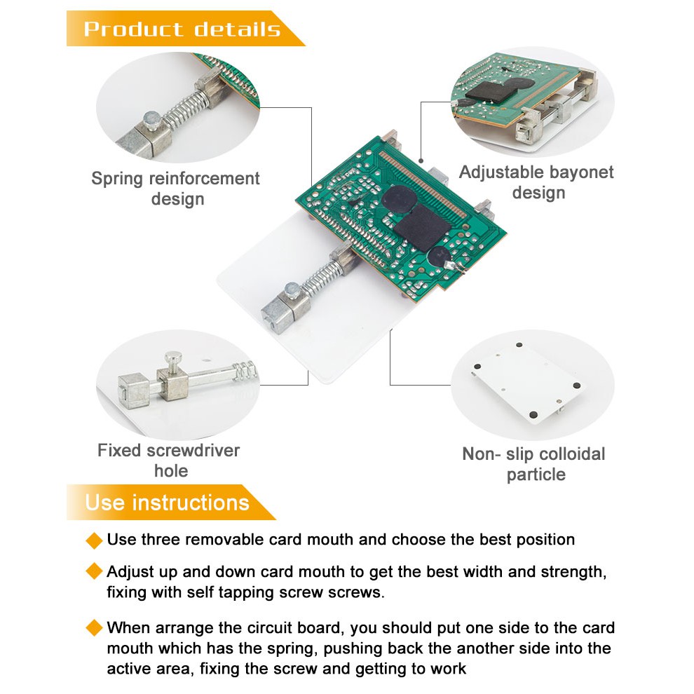 Penjepit PCB Ragum PCB Holder Jakemy PCB Stand Series - JM-Z15