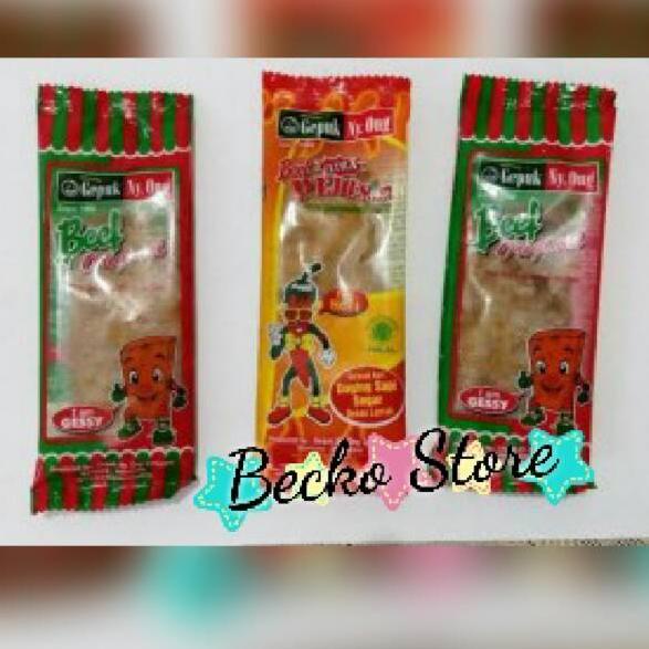 

Best Seller Gepuk Ny Ong Beef / Daging Sapi (Original / Extra Pedes / Salty) Khas Bandung ➷➟ ➣ (Best Seller)