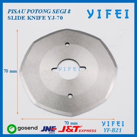 SLIDE KNIFE/BLADE YIFEI YF-B21/PISAU POTONG SEGI 8 YJ-70