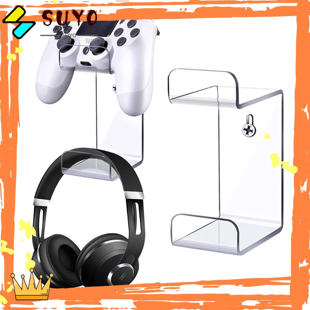 Suyo Rak Stand Penyimpanan Headphone / Controller Game Portable Bahan Akrilik