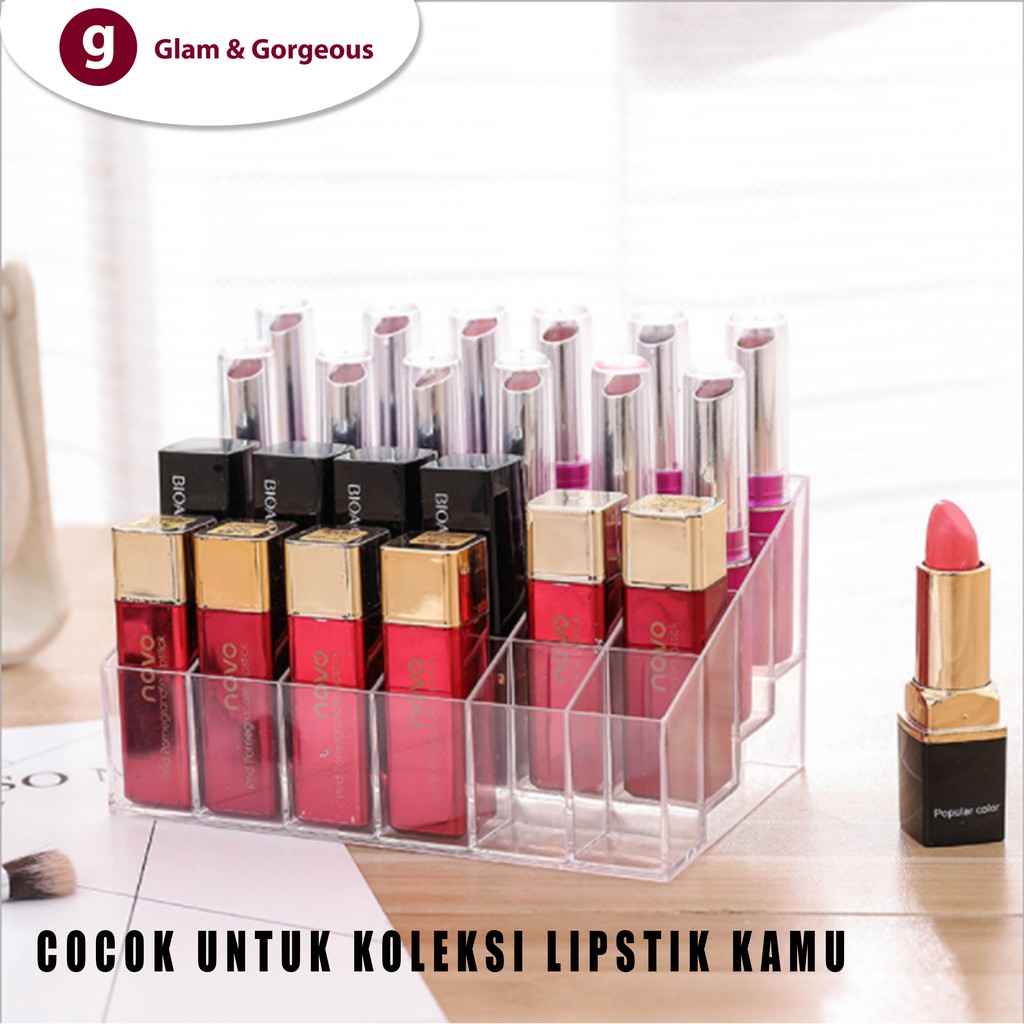 Tempat penyimpanan Lipstik isi 24 Kotak - RKP008