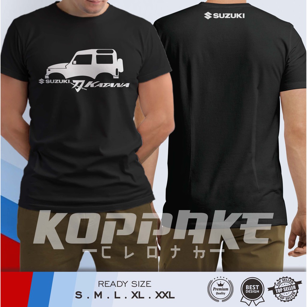 Kaos Mobil Suzuki Katana Siluet Baju Otomotif