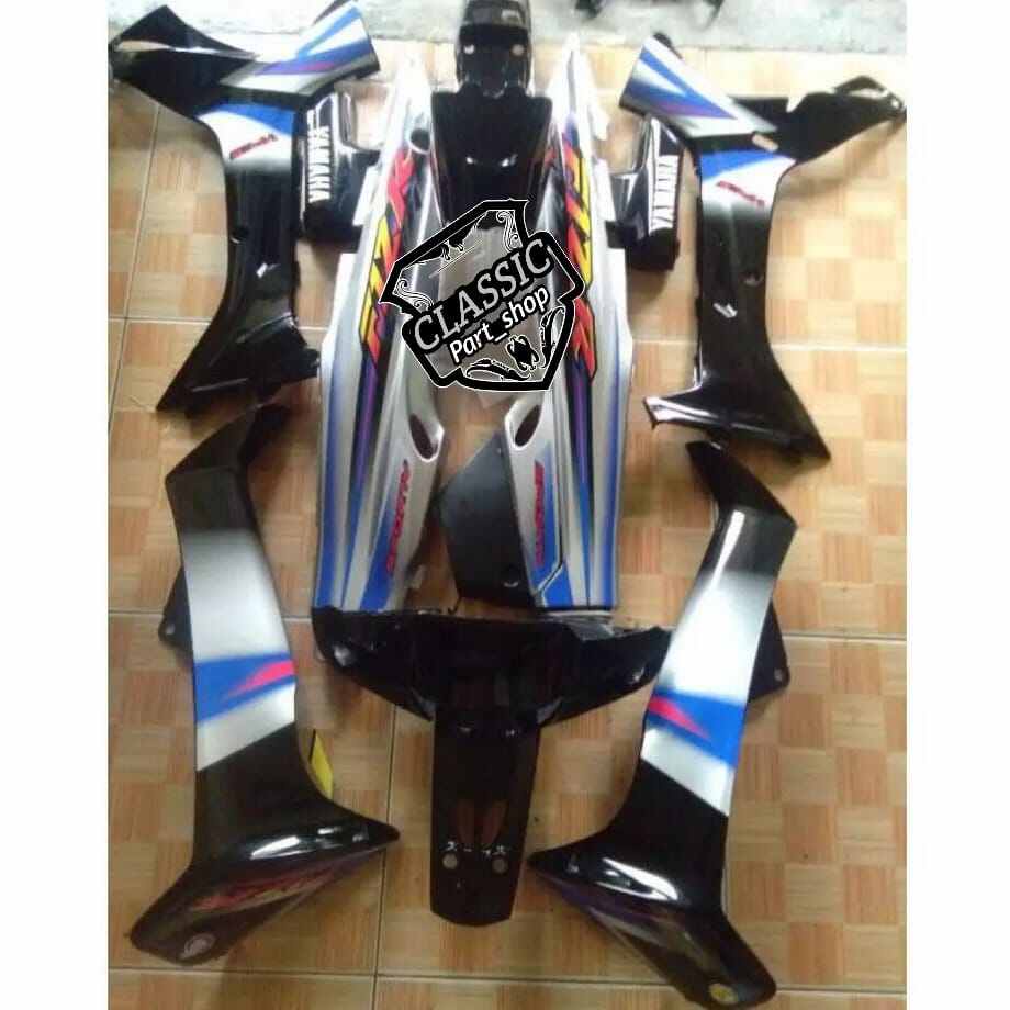 PAKET BODY FIZ R FULLSET BODI HALUS FIZ R FIZR HITAM SILVER